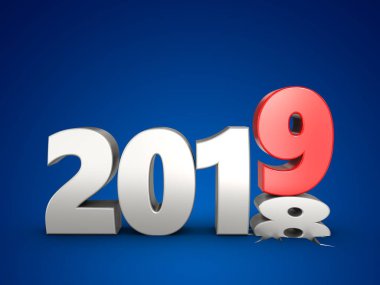 2019 yıl gümüş işareti gösteren resim
