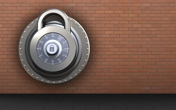  kilit arka plan üzerinde gösterimi