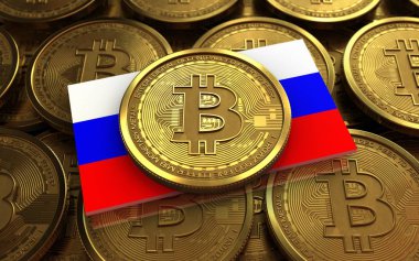 bitcoin arka plan üzerinde gösterimi