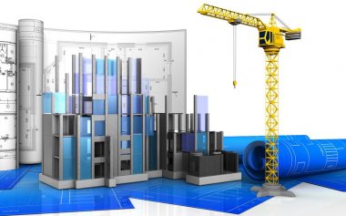  illüstrasyon inşaat ilerleme 