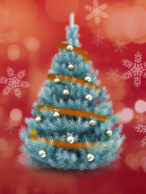 Noel ağacı arka plan üzerinde