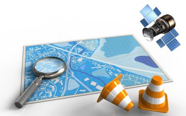 mavi harita gösterimi