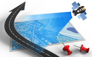 mavi harita gösterimi