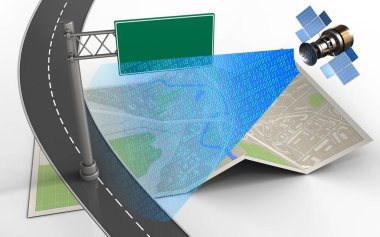  harita kağıt ile Endeks imzala 