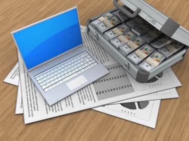  belgeleri arka plan üzerinde gösterimi