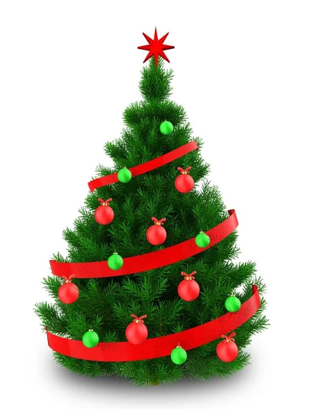 Illustration of  Christmas tree — Stock Photo, Image