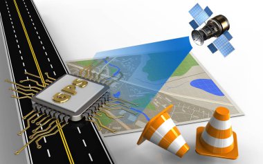  harita ile gps küçük parça çizimi