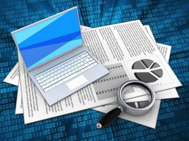  belgeleri arka plan üzerinde gösterimi