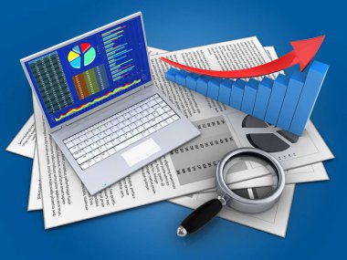  belgeleri arka plan üzerinde gösterimi