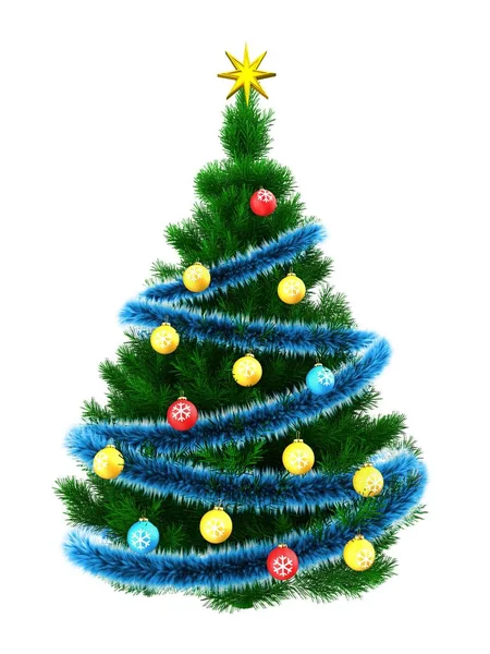 Illustrazione dell'albero di Natale — Foto Stock