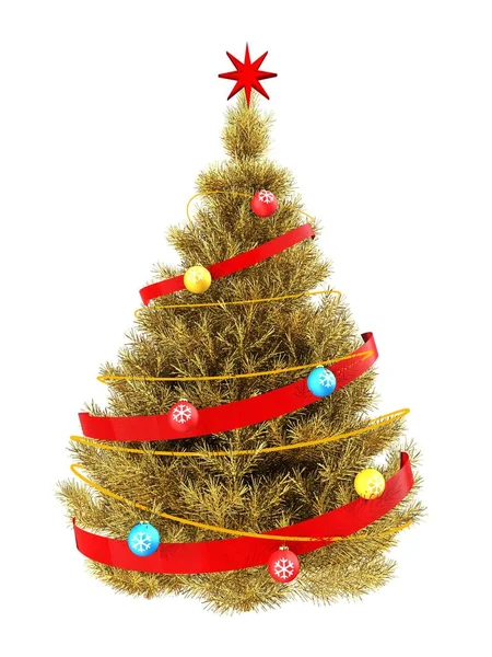 Illusztráció: karácsonyfa — Stock Fotó
