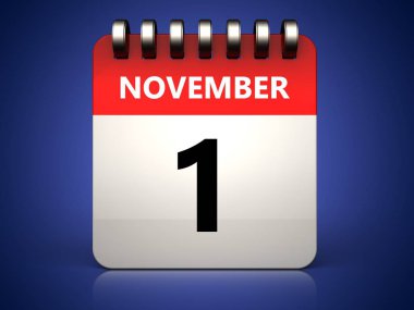 Takvim arka plan üzerinde gösterimi