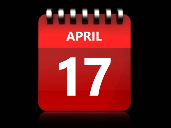Illustration of calendar over  background — Stock Photo, Image