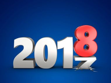 2018 yıl gümüş işareti gösteren resim