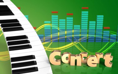 Piyano Klavye gösteren resim