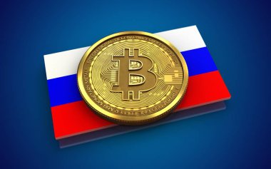 bitcoin arka plan üzerinde gösterimi