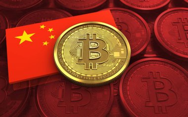 bitcoin arka plan üzerinde gösterimi