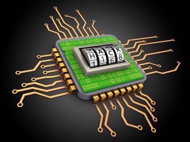  resimde arka plan üzerinde mikroçip