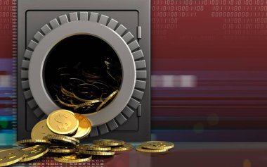 metal dolar paralar ile güvenli