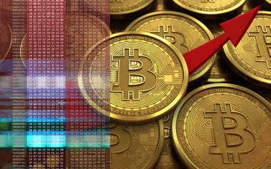 bitcoin para yığınları üzerinde 