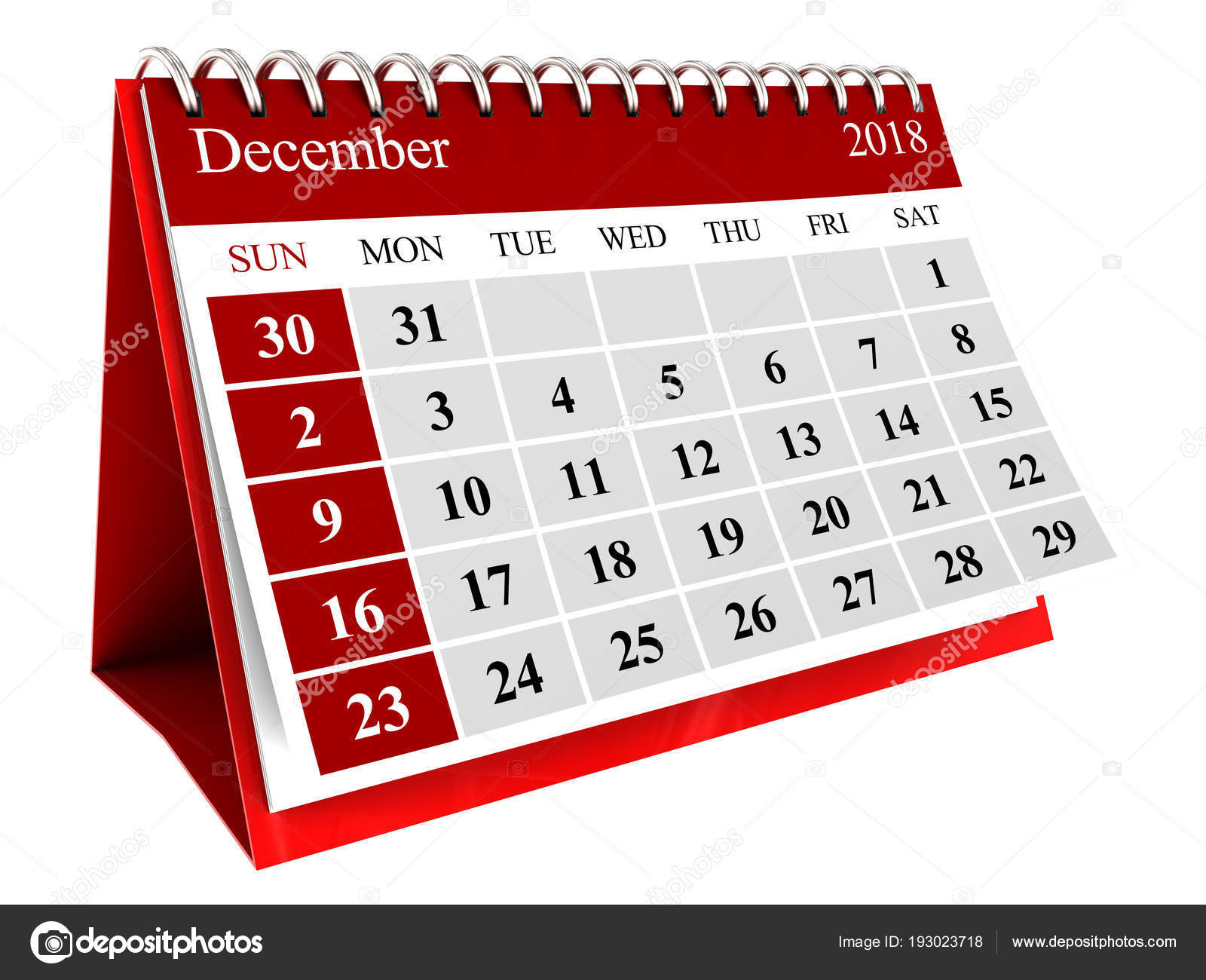 illustration-december-month-calendar-isolated-white-background-stock