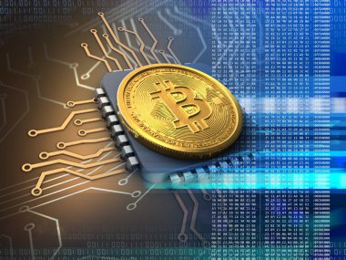 f bitcoin devre arka plan üzerinde 