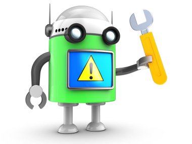  robot ile anahtar ile 