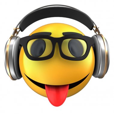 Sarı ifade gülümseme 