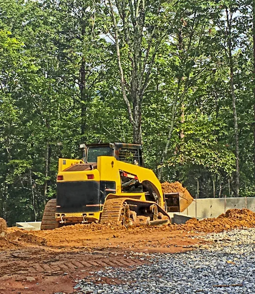 Zwaar Materieel Een Bouwplaats — Stockfoto