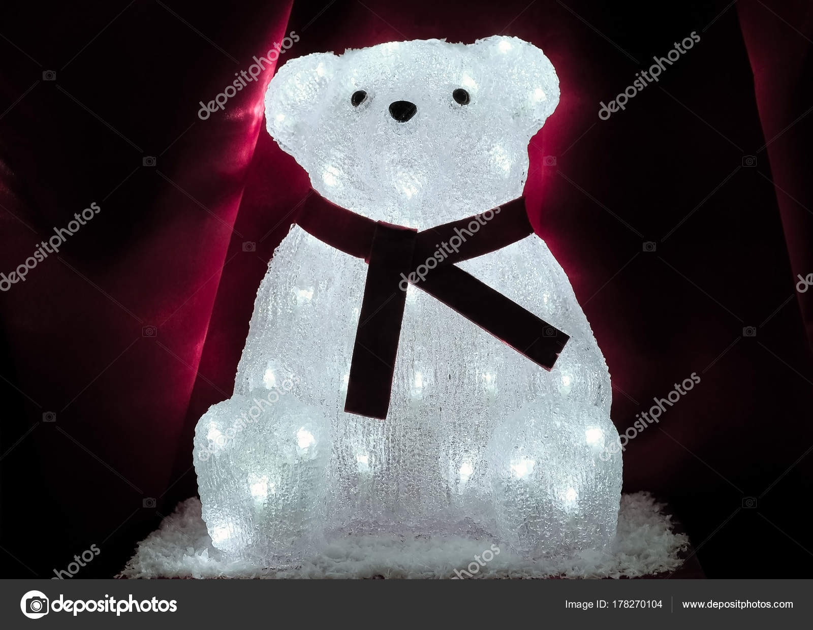 christmas bear lights