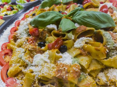 Lezzetli İtalyan makarnası