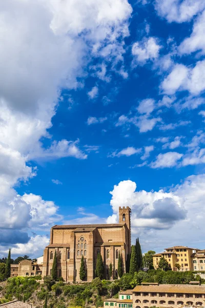 San Domenico Siena Bazilikası — Stok fotoğraf