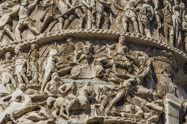 Coluna de Marco Aurélio em Roma — Fotografia de Stock