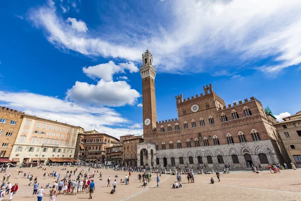 Piazza del Campo in Siena — Stock Photo, Image