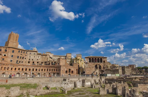 Deel van de markt van Trajanus in Rome — Stockfoto