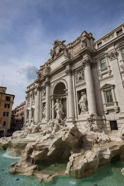 Fontána trevi v Římě, Itálie — Stock fotografie