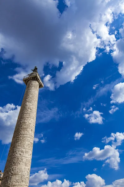 Trajanův sloup v Římě — Stock fotografie