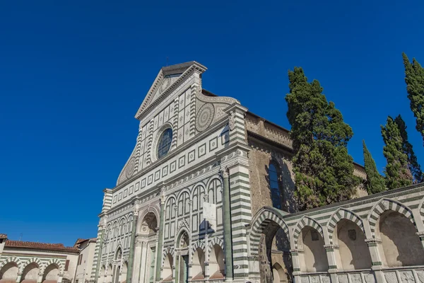 Bazilika santa maria Novella ve Florencii — Stock fotografie