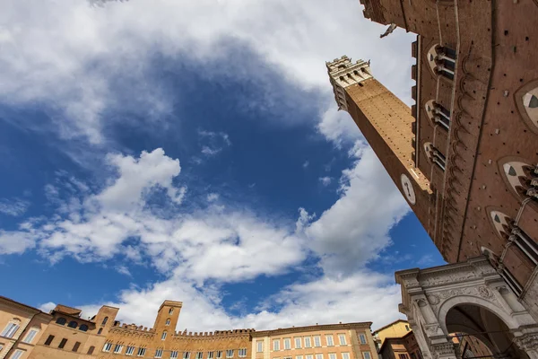Siena 'daki Piazza del Campo — Stok fotoğraf