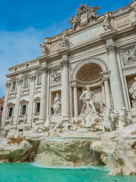 Fontänen Trevi i Rom — Stockfoto