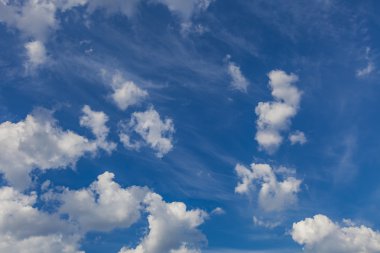 Bulutlar ve gökyüzü görünümü