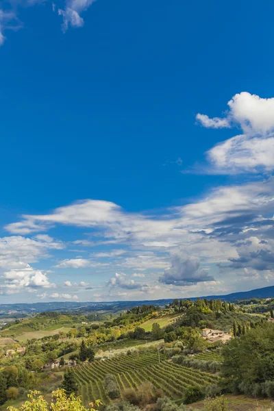 Chianti γραφικό τοπίο — Φωτογραφία Αρχείου