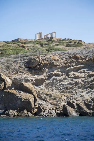 Temple de Poséidon au Cap Sounion — Photo