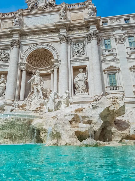 Fontänen Trevi i Rom — Stockfoto