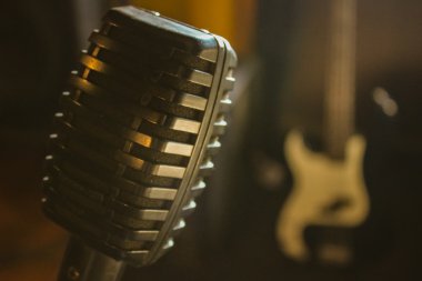Mikrofon müzik stüdyosu