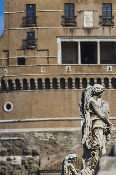 Castel sant' angelo, Roma, İtalya — Stok fotoğraf