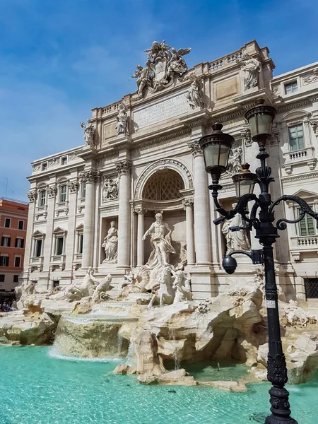 Fontana de Trevi en Roma — Foto de Stock