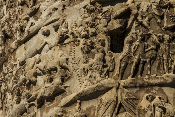 Columna de Marco Aurelio en Roma — Foto de Stock