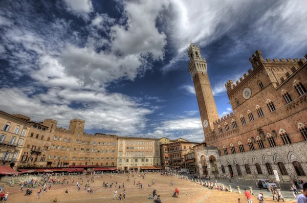 Piazza del Campo in Siena, Italy — Stock Photo, Image