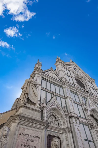 피렌체에 있는 산타 croce의 대성당 — 스톡 사진